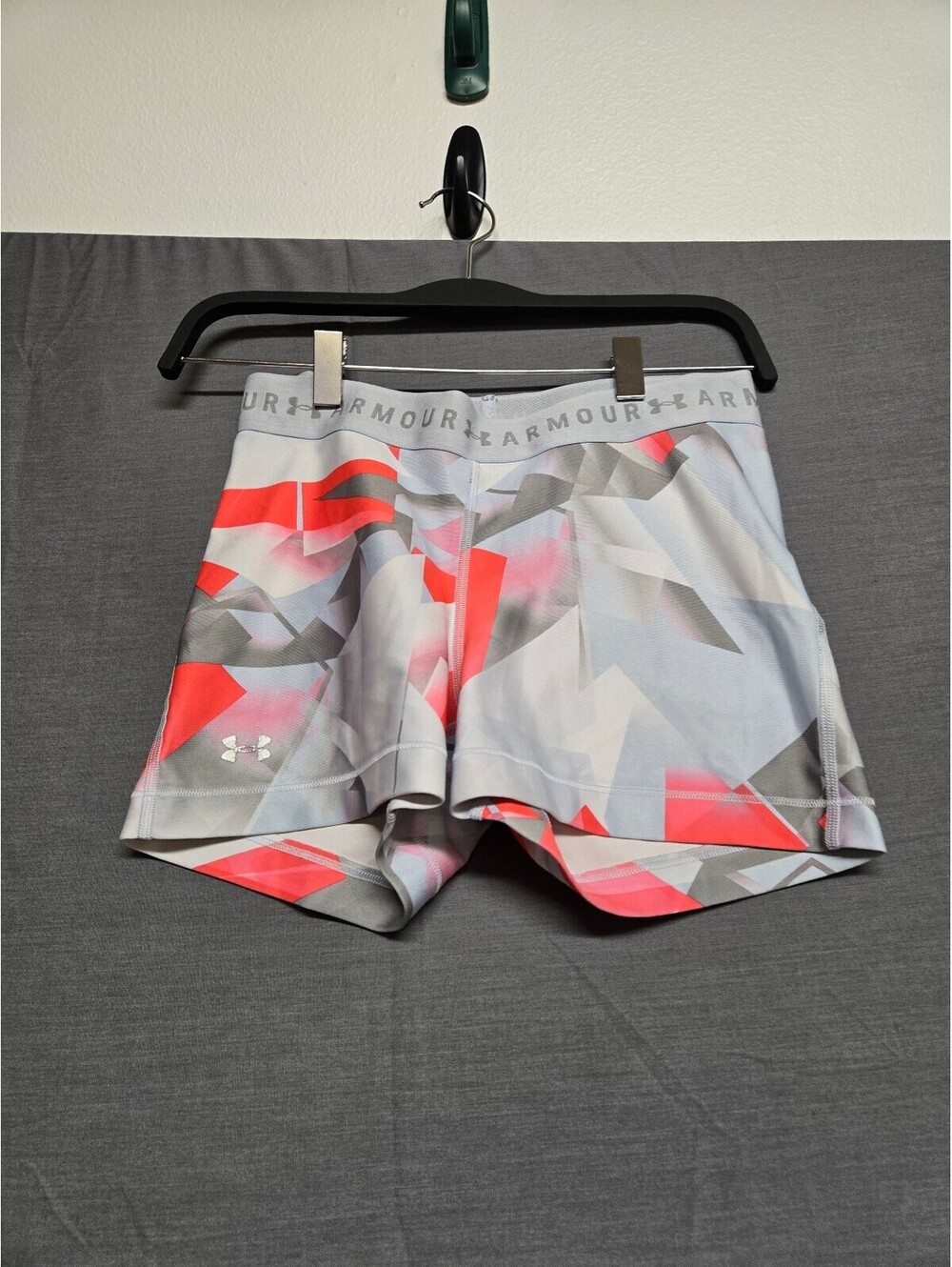 Under Armour gray pink athletic shorts